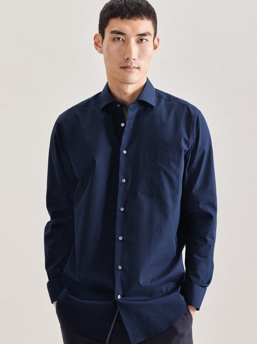 Herren Business Hemd - Uni