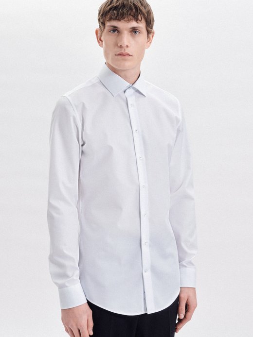 Herren Business Hemd - Uni