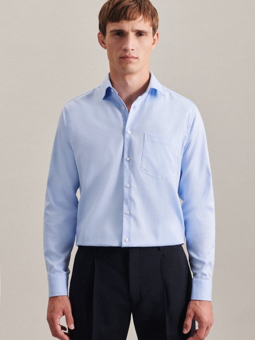 Herren Business Hemd - Uni