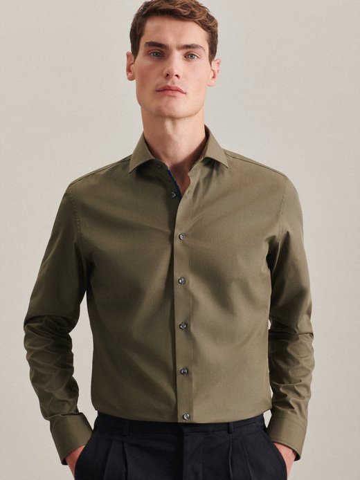 Herren Business Hemd - Uni