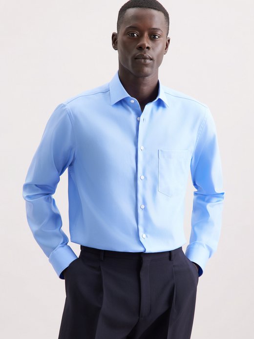 Herren Business Hemd - Uni