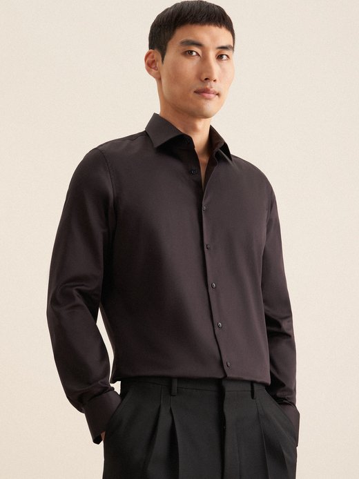 Herren Business Hemd - Uni