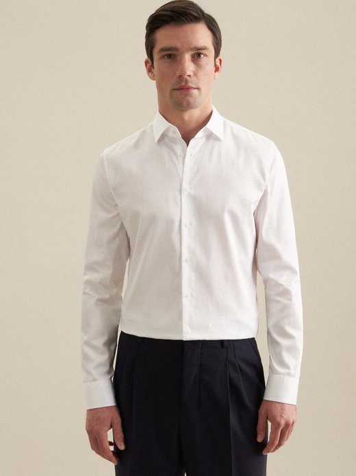 Herren Business Hemd - Uni