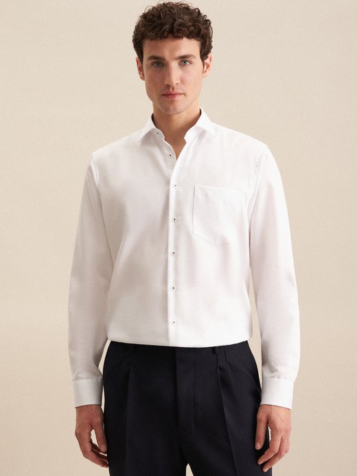 Herren Business Hemd - Uni