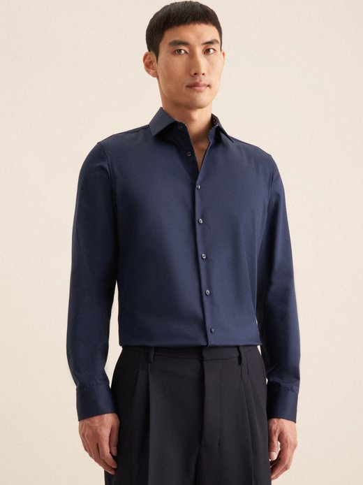 Herren Business Hemd - Uni