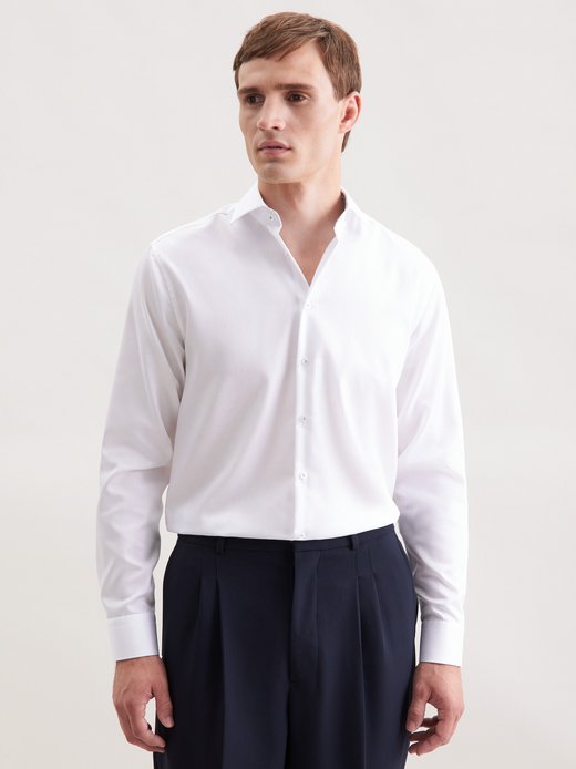 Herren Business Hemd - Uni