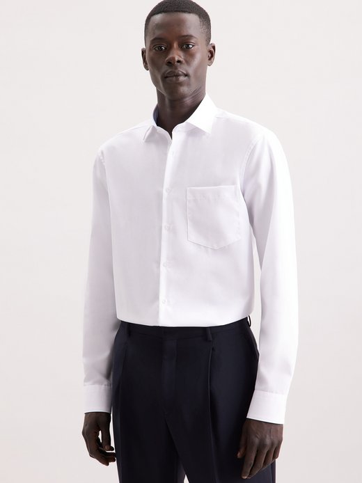 Herren Business Hemd - Uni