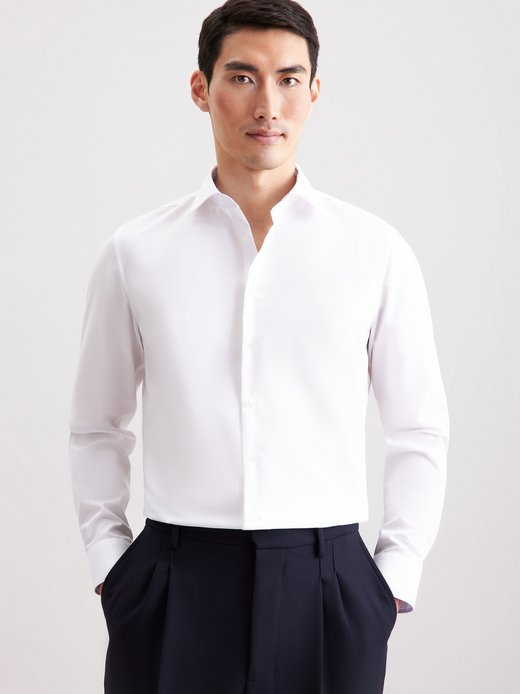 Herren Business Hemd - Uni