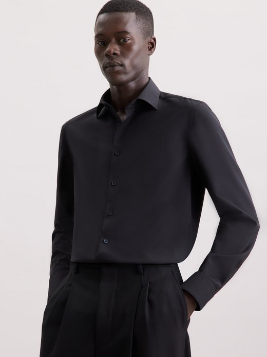 Herren Business Hemd - Uni