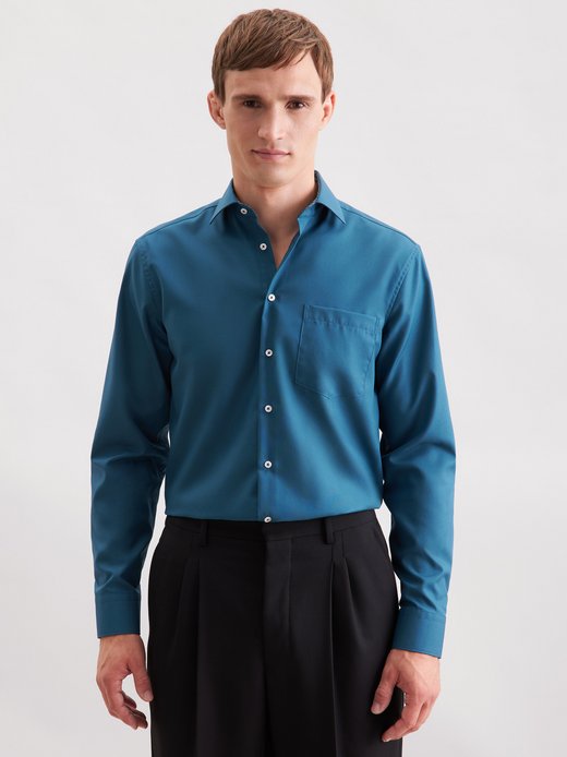 Herren Business Hemd - Uni