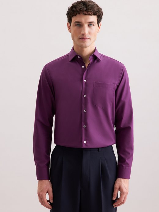 Herren Business Hemd - Uni