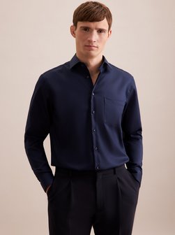 Herren Business Hemd - Uni