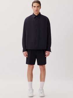 Artikelbild Herren Casual Hemd - Oversized Langarm von Studio Seidensticker in blau uni
