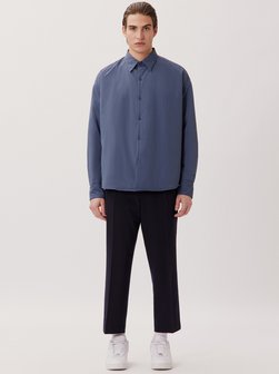 Artikelbild Herren Casual Hemd - Oversized Langarm von Studio Seidensticker in grau uni