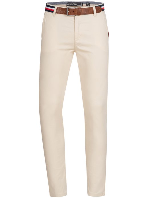 Herren Chinohose - Cherry