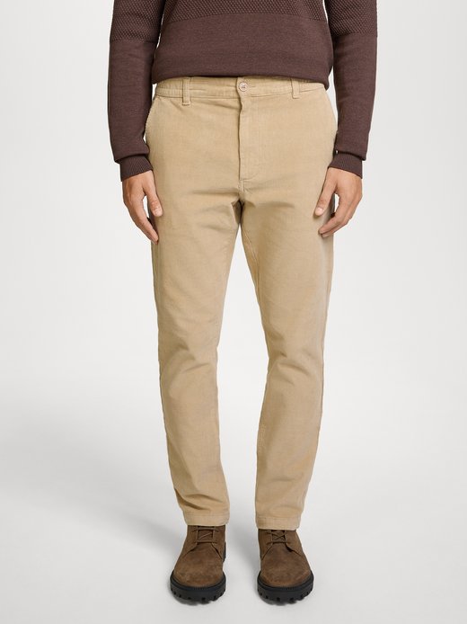 Herren Chinohose - KSEben tapered corduroy chino