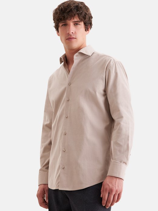 Herren Cordhemd - Regular Fit