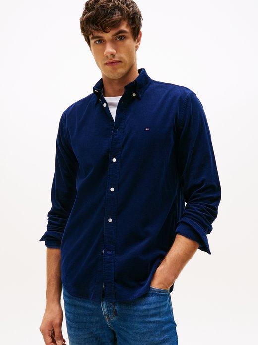 Herren Cordhemd