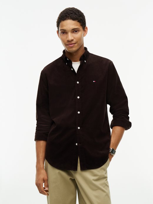 Herren Cordhemd