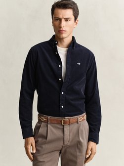 Herren Cordhemd