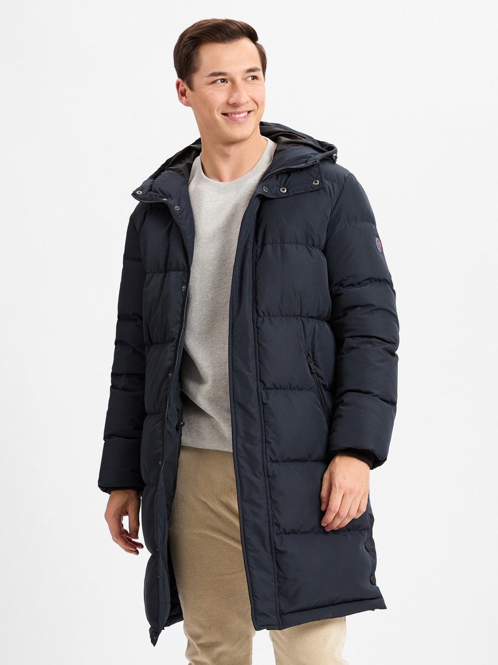 Mantel Herren Daunenjacke Lang Finshley Harding London Herren