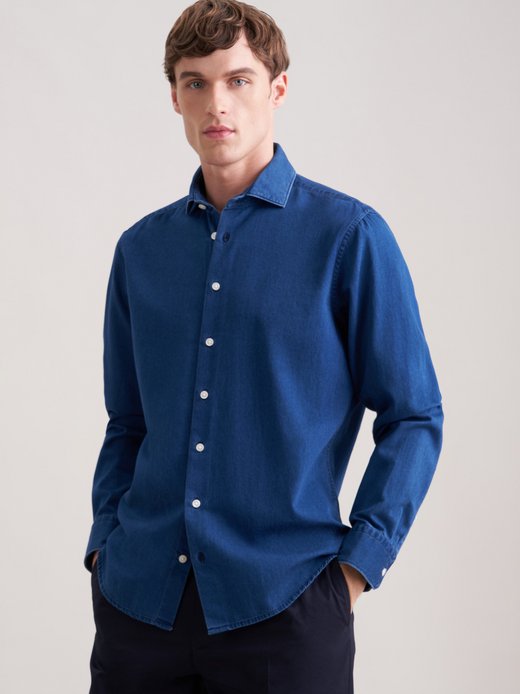 Herren Denimhemd - Denim