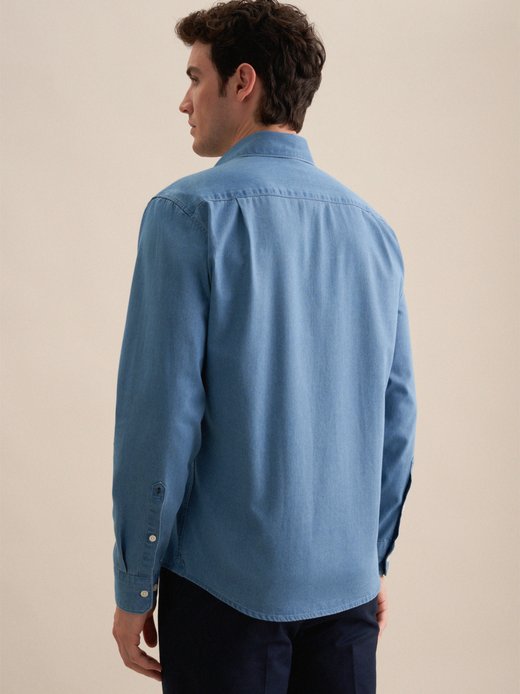 Herren Denimhemd - Denim