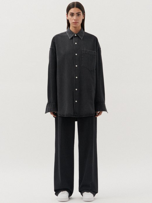 Herren Denimhemd - Oversized Fit