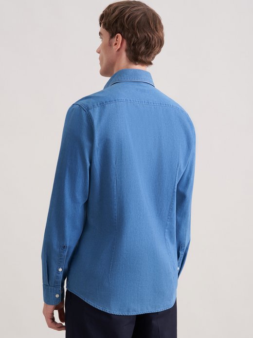 Herren Denimhemd - Shaped Fit
