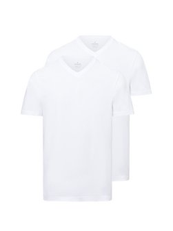 Artikelbild Herren Doppelpack T-Shirt von Ragman in weiß uni