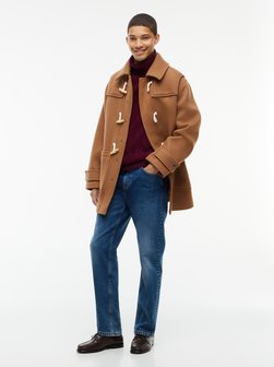 Herren Dufflecoat aus Wolle