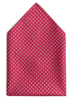 Artikelbild Herren Einstecktuch von Finshley & Harding in fuchsia gemustert