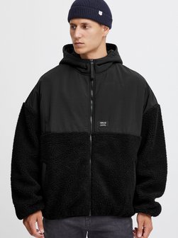Artikelbild Herren Fellimitatjacke - SDMark von Solid in schwarz uni