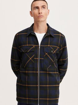 Artikelbild Herren Fieldjacket - SDDarnel von Solid in blau kariert