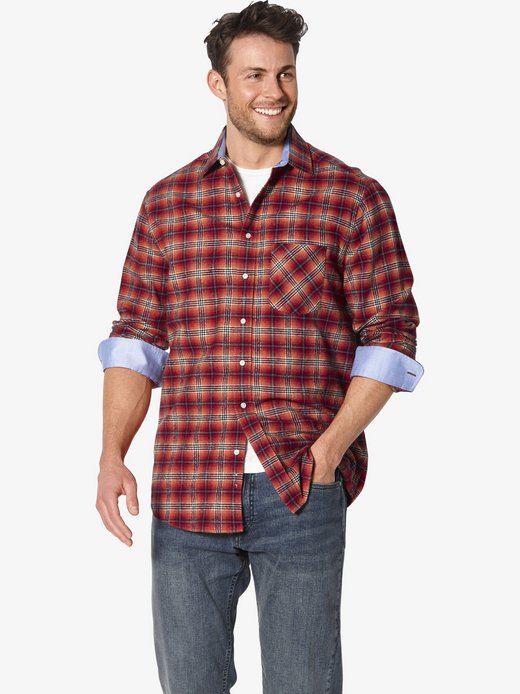 Herren Flanellhemd - FLOREVERTI