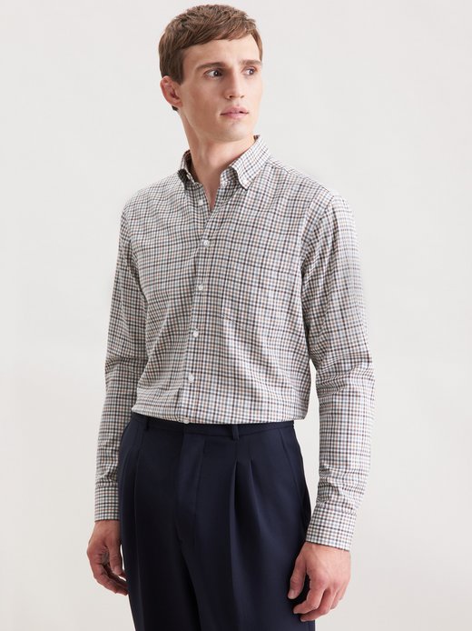 Herren Flanellhemd - Karo