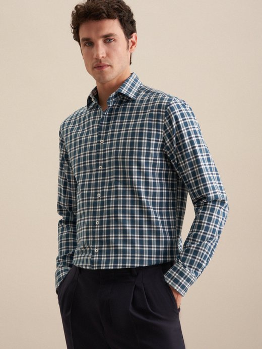 Herren Flanellhemd - Regular Fit