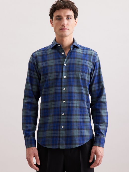 Herren Flanellhemd - Regular Fit