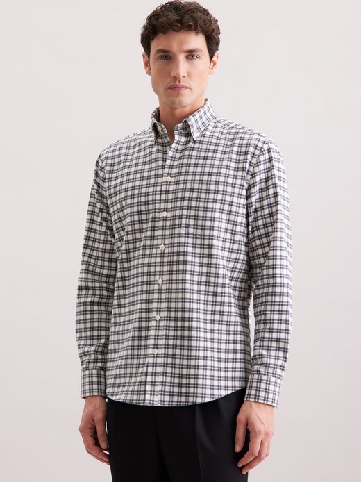 Herren Flanellhemd - Regular Fit