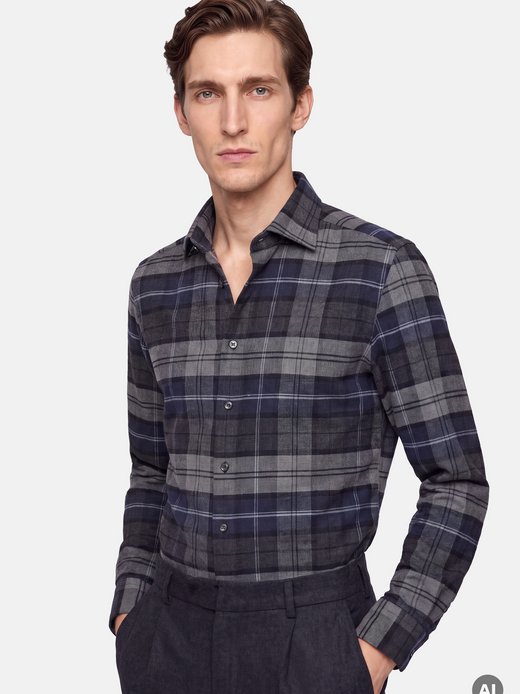 Herren Flanellhemd - Regular Fit