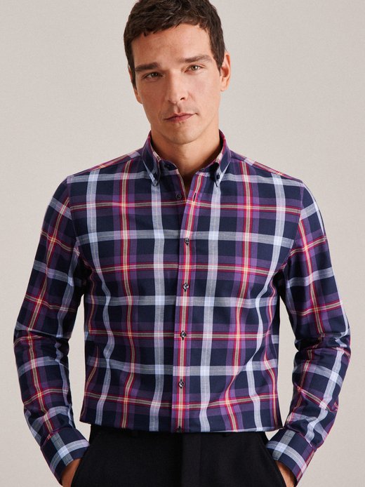 Herren Flanellhemd - Shaped Fit