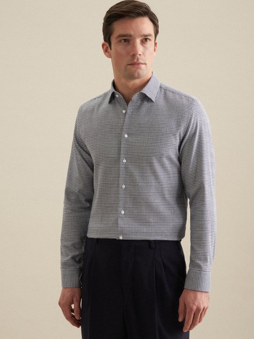 Herren Flanellhemd - Shaped Fit