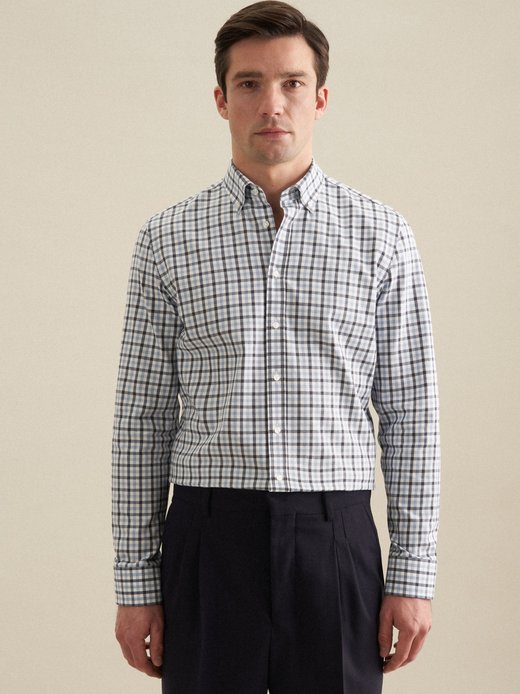 Herren Flanellhemd - Shaped Fit