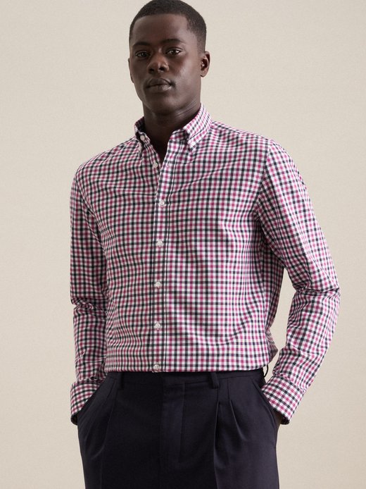 Herren Flanellhemd - Shaped Fit