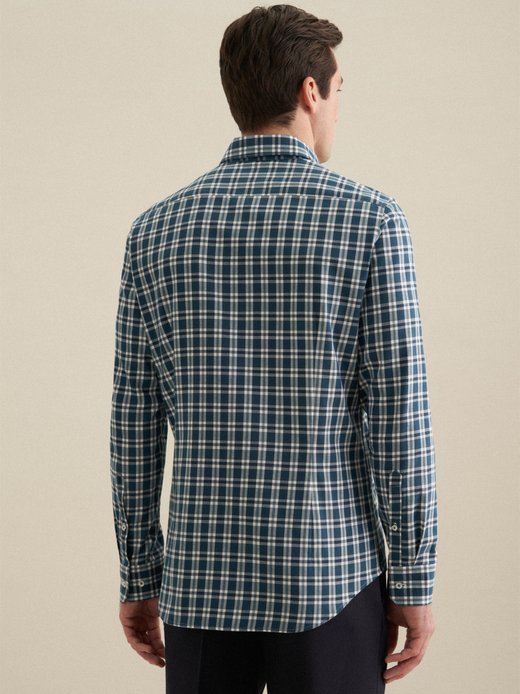 Herren Flanellhemd - Shaped Fit