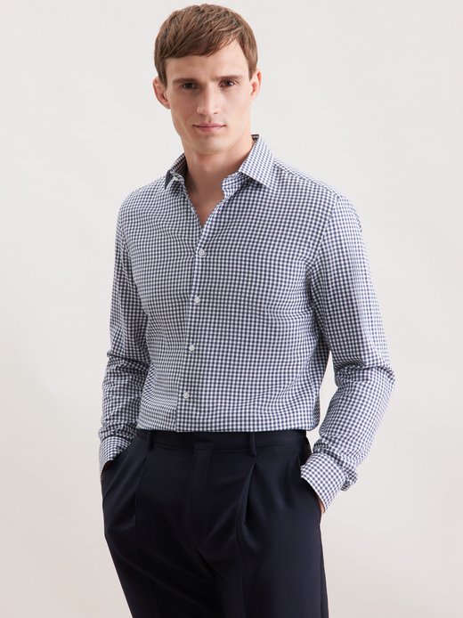 Herren Flanellhemd - Shaped Fit