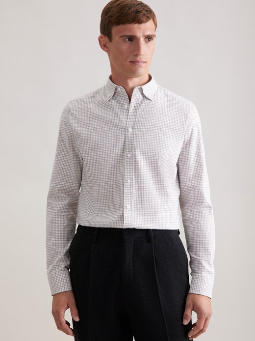 Herren Flanellhemd - Shaped Fit