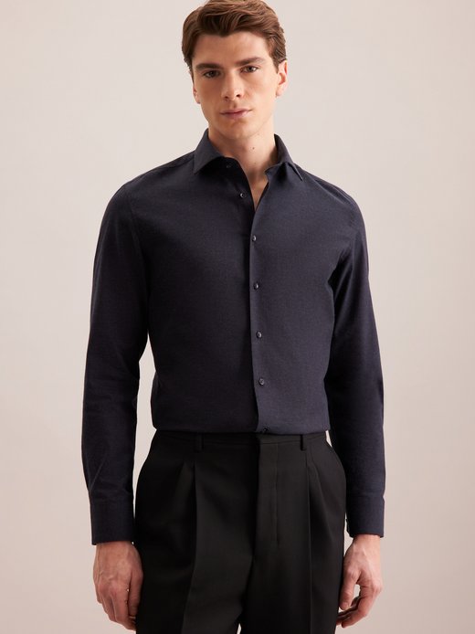 Herren Flanellhemd - Shaped Fit