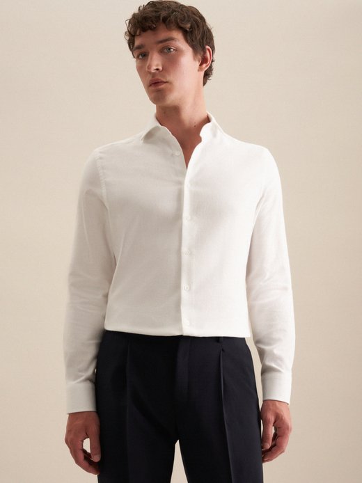 Herren Flanellhemd - Shaped Fit