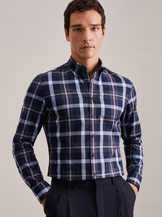 Herren Flanellhemd - Slim Fit